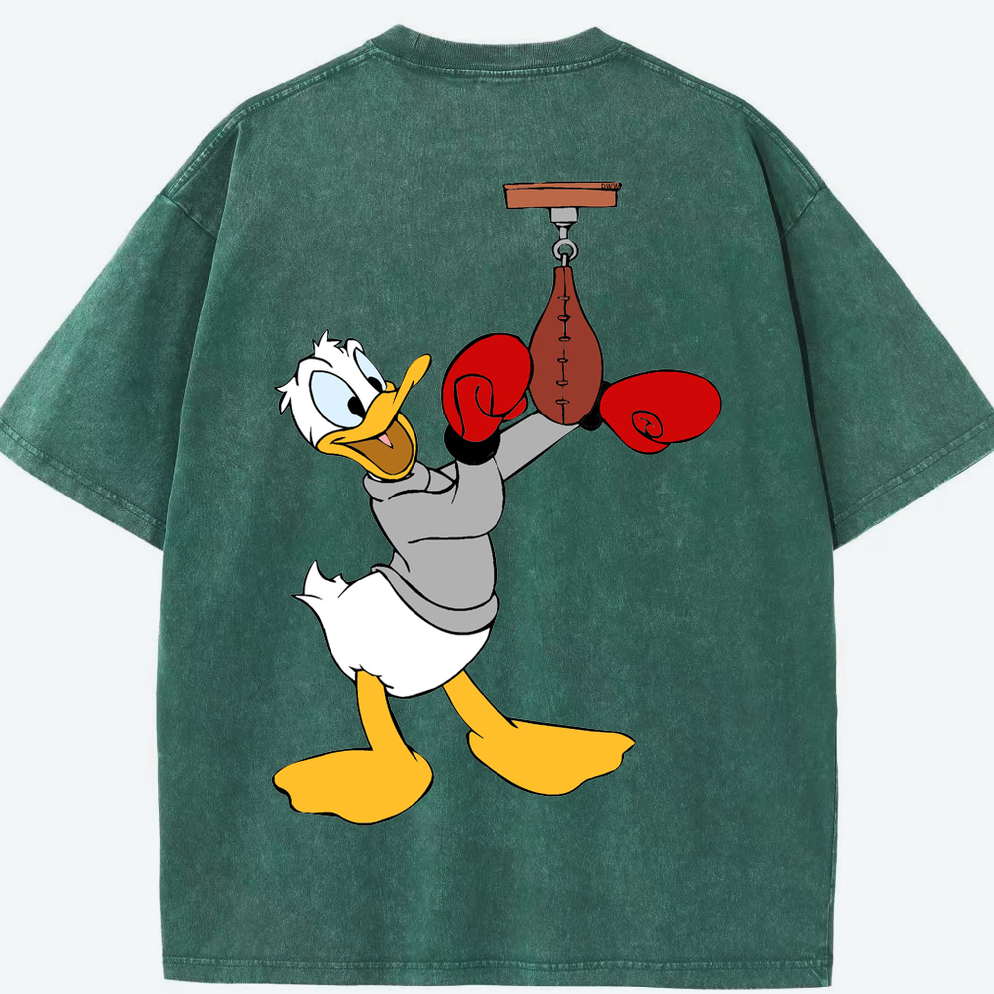 （画像用） ミッキーマウス Mickey Mouse 綿100% ヴィンテージ風 半袖Tシャツ（背面プリント）